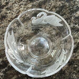 Vintage crystal bowl